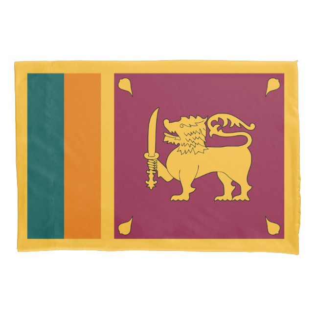 Housse D'oreillers Drapeau Sri Lanka (devant)