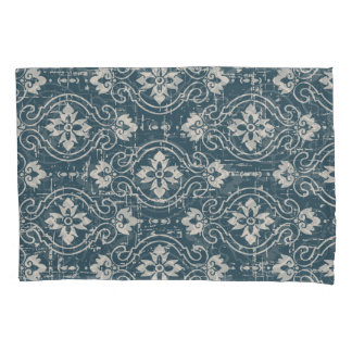 Housse D'oreillers Élégance antique : Courbes florales invisibles