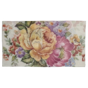 Housse D'oreillers Élégance : Coques Coussins floraux inspirés de la