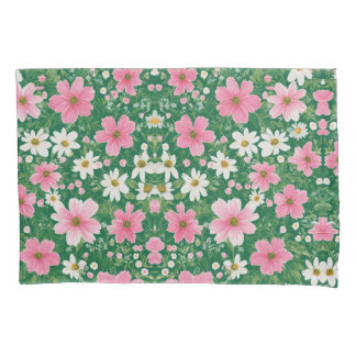 Housse D'oreillers Élégance florissante : Floral Design Pillowcase