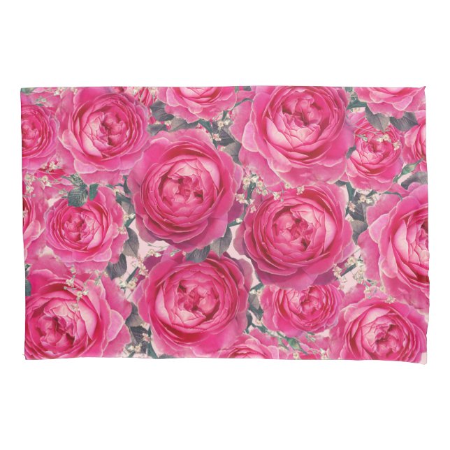 Housse D'oreillers Elégant Bouquet de Roses (devant)