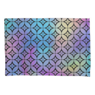 Housse D'oreillers Elégant coloré Abstrait cercles floraux Motif