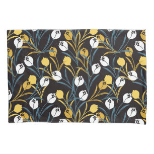 Housse D'oreillers Élégant motif floral de Tulipe