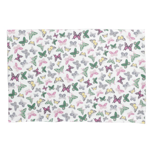 Housse D'oreillers Élégant Motif papillon (devant)