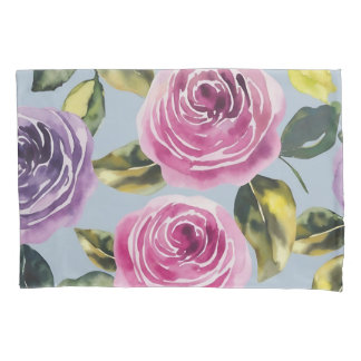 Housse D'oreillers Elégante aquarelle Rose design floral