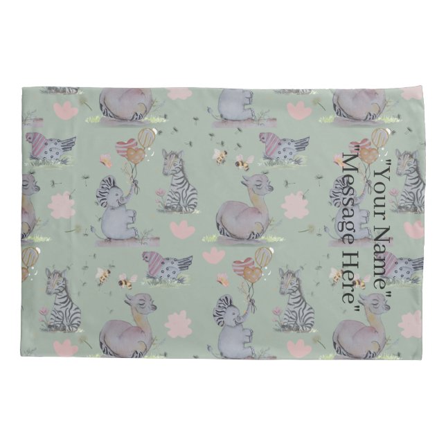 Housse D'oreillers "Eleze Elephant & Polka Hen" Boganhues Blanket (Dos)