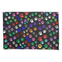 Empreintes de pattes colorés