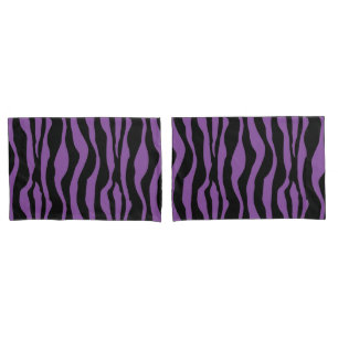Housse D'oreillers Ensemble pourpre chic de caisse de coussin