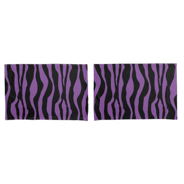 Housse D'oreillers Ensemble pourpre chic de caisse de coussin (devant-Set)