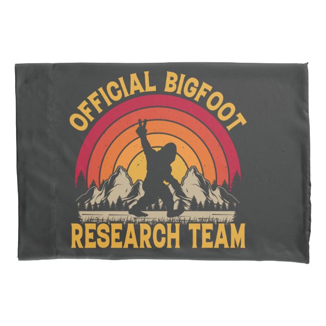Housse D'oreillers Équipe de recherche originale de Bigfoot (devant)