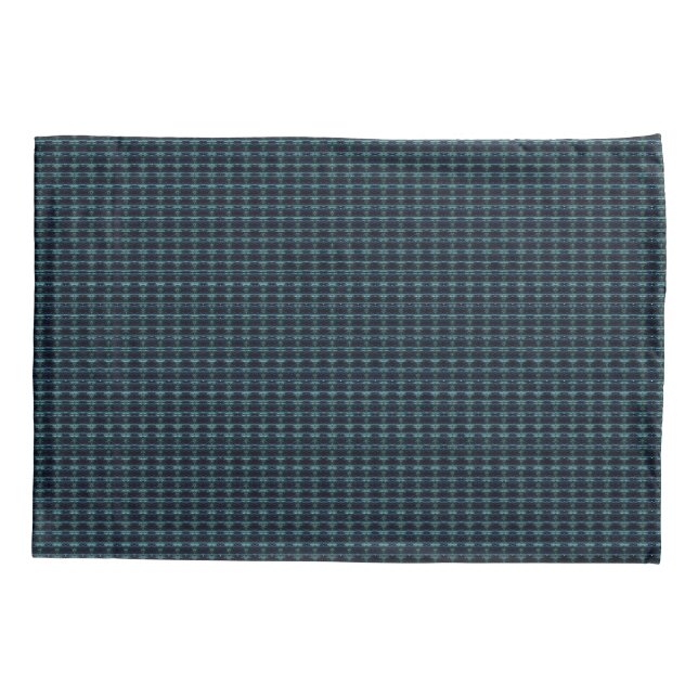 Housse D'oreillers Etoiles arc-en-ciel bleu vert, Motif Artdeco (Dos)
