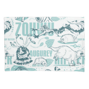 Housse D'oreillers Fantastic Beasts Motif bleu