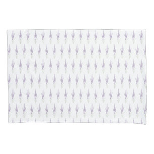 Housse D'oreillers Farmhouse Lavender Herbe Flower Dry Bund Motif