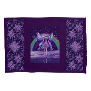 Housse D'oreillers Fée de pluie violette