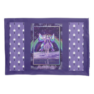 Housse D'oreillers Fée de pluie violette