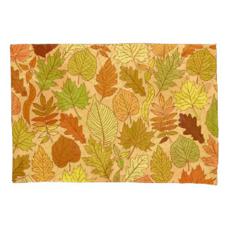 Housse D'oreillers Feuilles d'automne : impression en tissu transpare