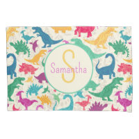 Fille Florale Dinosaure Silhouette Filles