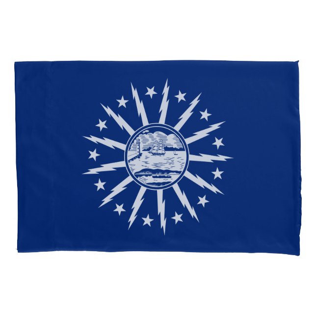 Housse D'oreillers Flag of Buffalo, New York Pillow Case (devant)