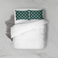 Fleur de Lis Motif, Royal French Creative on Green