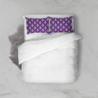Fleur de Lis Motif, Royal French Creative on Purpl