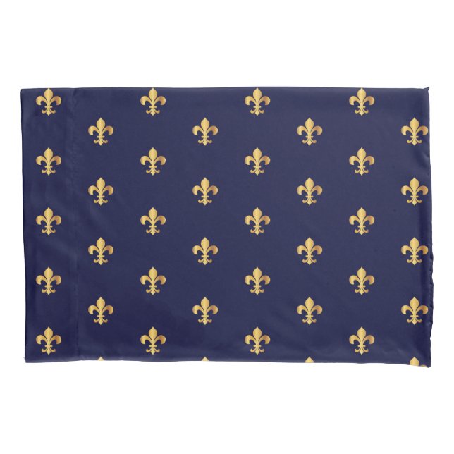 Housse D'oreillers Fleur de Lys Pillowcase (devant)