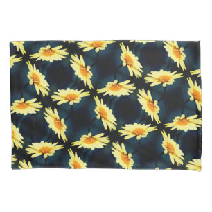 Housse D'oreillers Fleur de marguerite jaune gros Motif