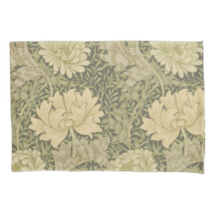Housse D'oreillers Fleur de Sauge Chrysanthème de William Morris