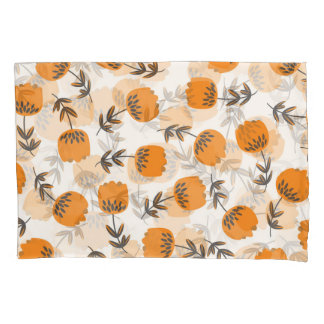 Housse D'oreillers Fleurs d'art populaire style scandinave