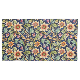 Housse D'oreillers Fleurs de style islamiste doré