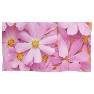 Housse D'oreillers Fleurs roses