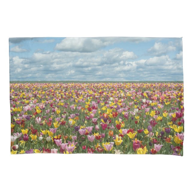 Housse D'oreillers Fleurs | Tulips Willamette Valley Oregon (devant)