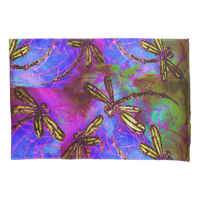 Housse D'oreillers Flit Hippie Dragonfly (devant)
