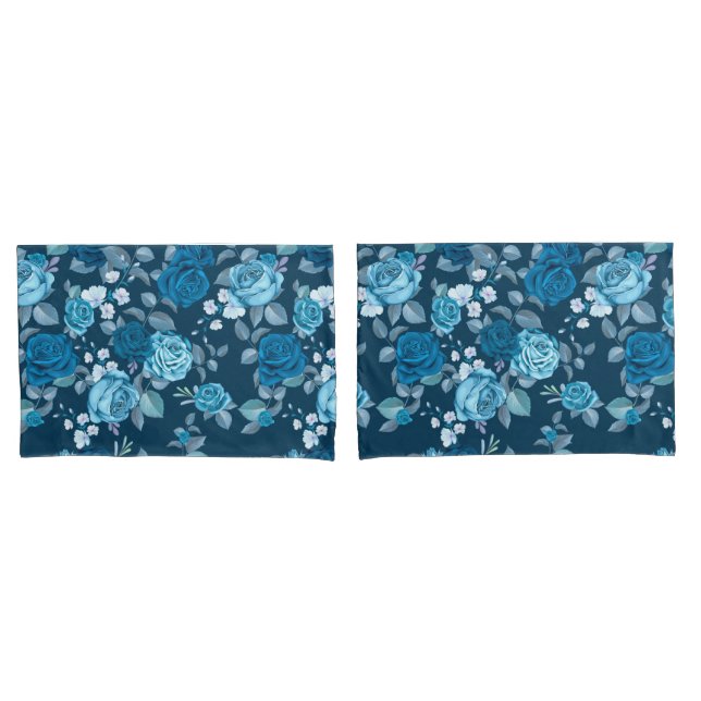 Housse D'oreillers Floral (devant-Set)