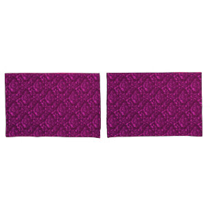 Housse D'oreillers Floral de luxe rose Damask