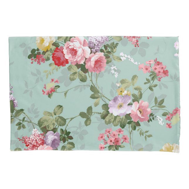 Housse D'oreillers Floral vintage (devant)