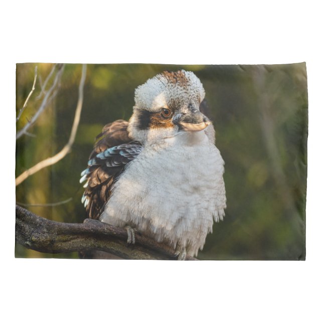 Housse D'oreillers Fluffed up riant kookaburra (Dos)