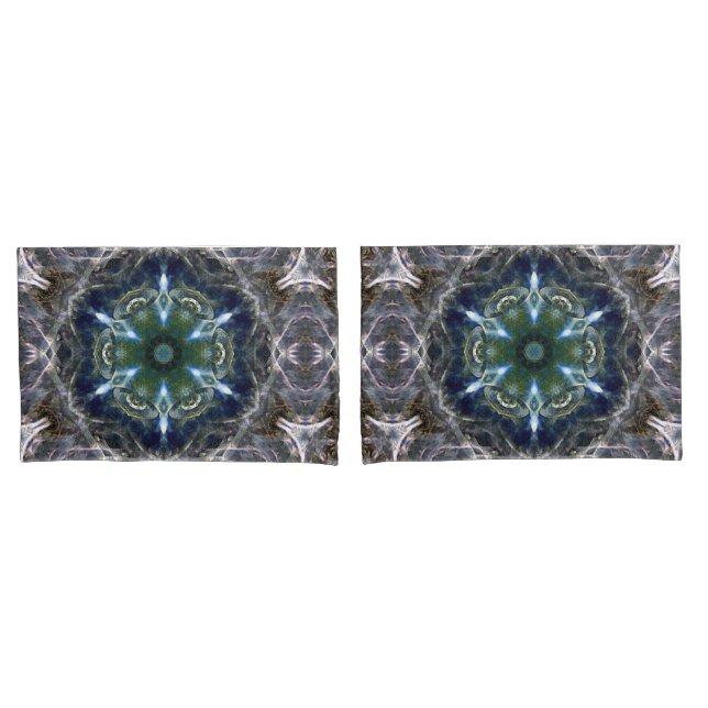 Housse D'oreillers Folk Mandala (devant-Set)