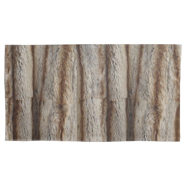 HOUSSE D'OREILLERS FOURRURE VÉRITABLE 3 DE CHINCHILLA (devant-gauche)