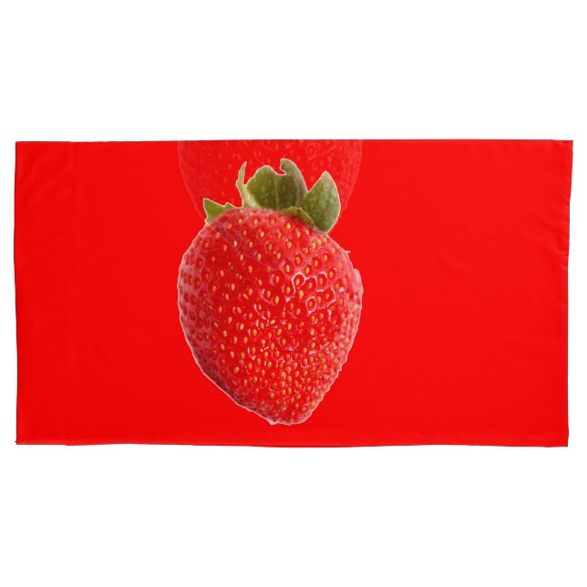 Housse D'oreillers Fraise d'été (devant-gauche)