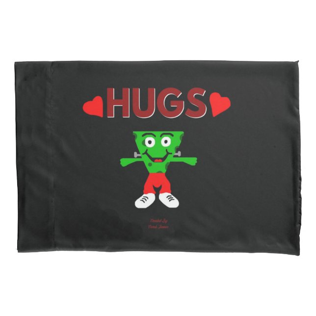 Housse D'oreillers FrankenCheese Hugs Standard Pillowcase (devant)