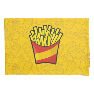 Housse D'oreillers Fries françaises