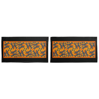 Housse D'oreillers Fumée et coupe-feu Conception de courtepointe King