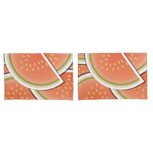 Housse D'oreillers Funky melon (devant-Set)