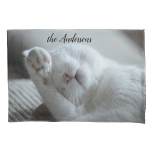 Housse D'oreillers Funny Cat Ajouter votre propre photo