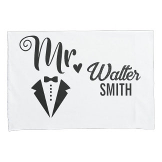 Housse D'oreillers Futur Mme et M.