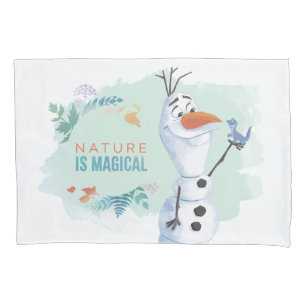 Housse D'oreillers Gelée 2 : Olaf La Nature Est Magique