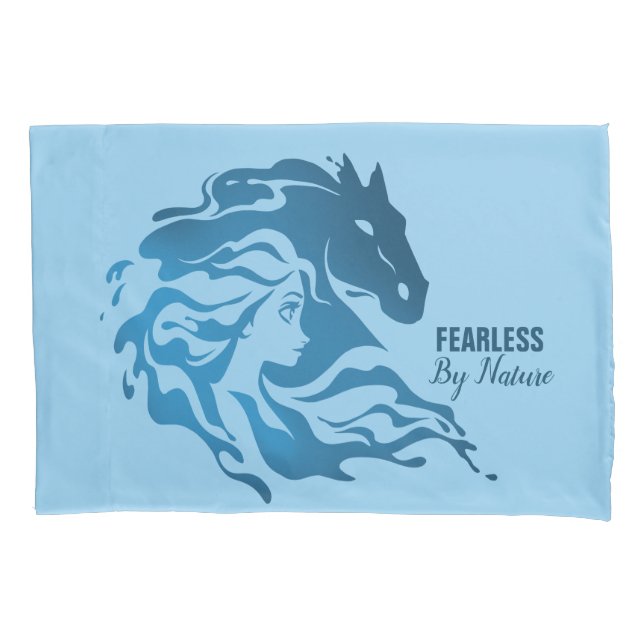 Housse D'oreillers Gelée 2 : Silhouette D'Aquarelle Elsa Et Nokk (devant)