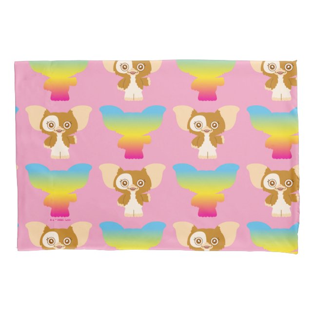 Housse D'oreillers Gizmo | Motif arc-en-ciel (devant)