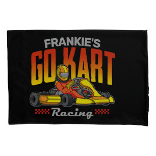Housse D'oreillers Go Kart Racing Personnalisé Motorsport Karting