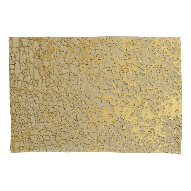 Housse D'oreillers Gold Marbling : Grunge Texture Design (devant)